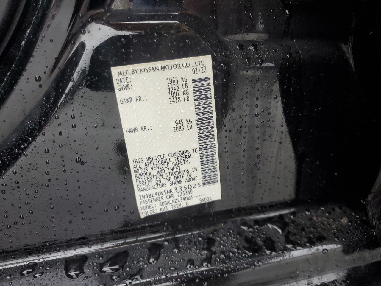 Nissan Altima Sv Image 12