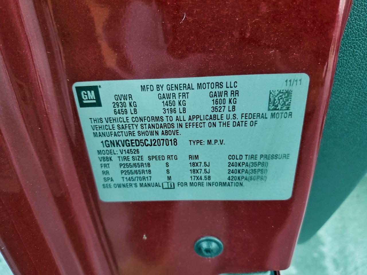 Chevrolet Traverse Lt Image 6