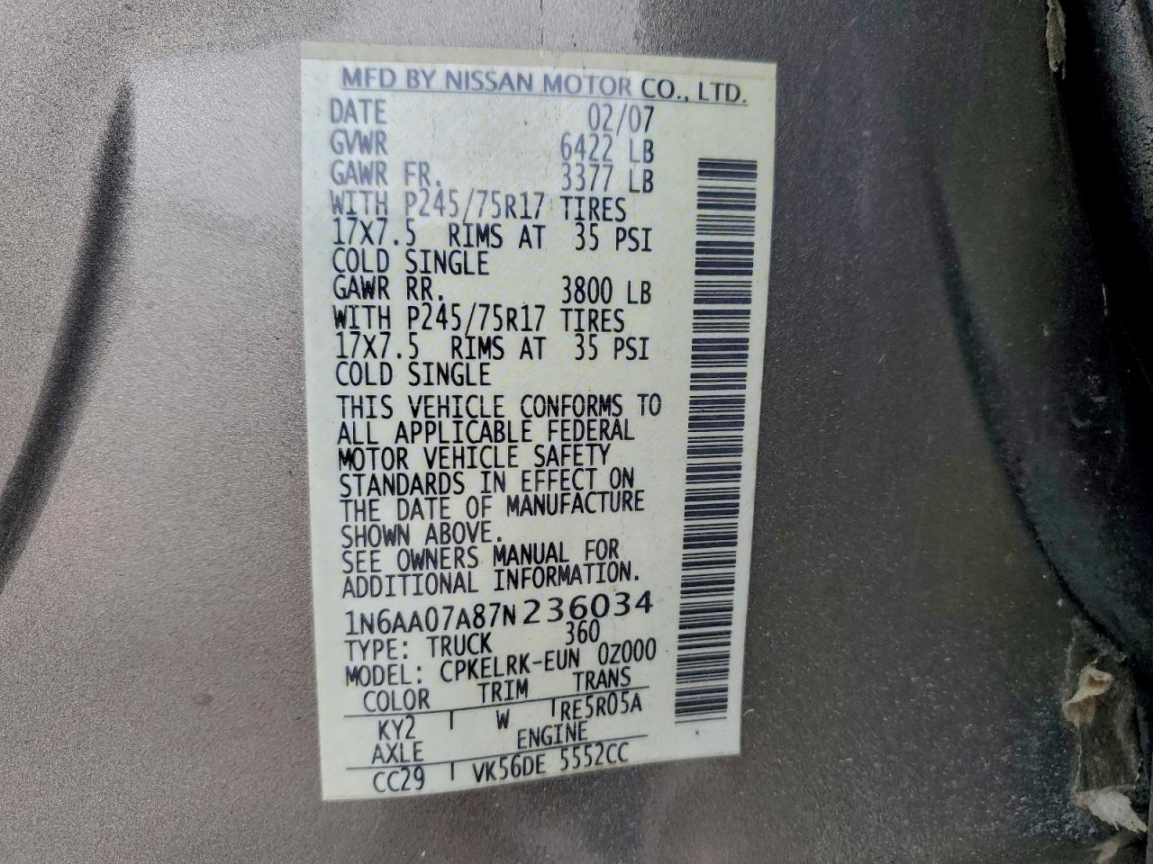 Nissan Titan Xe Image 7