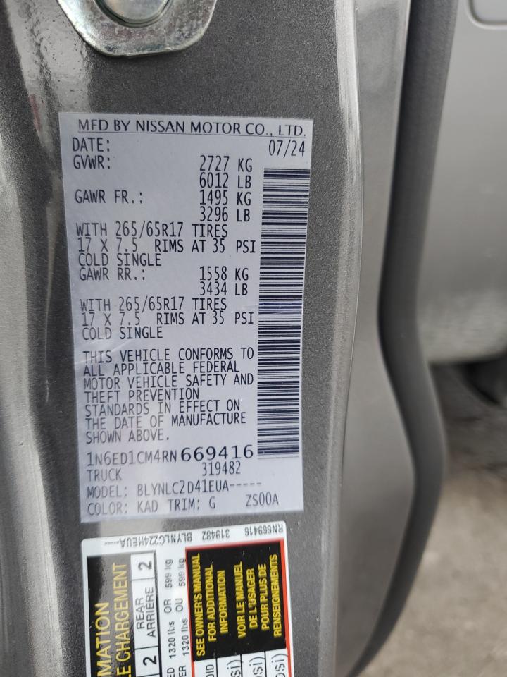 Nissan Frontier S Image 8