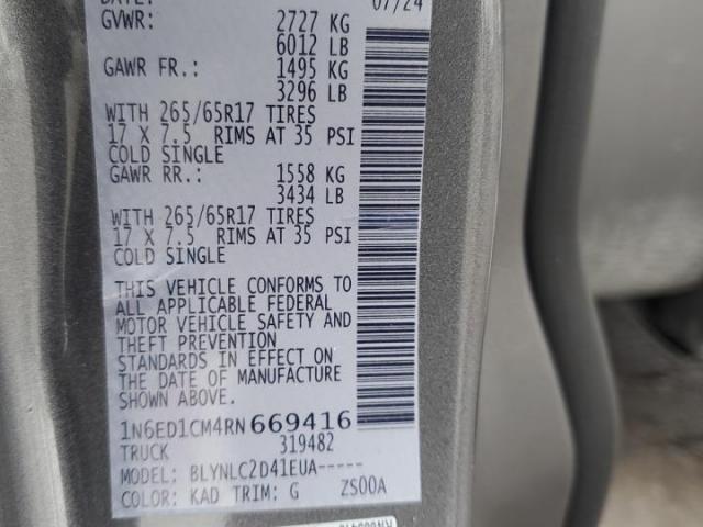 Nissan Frontier S Image 8