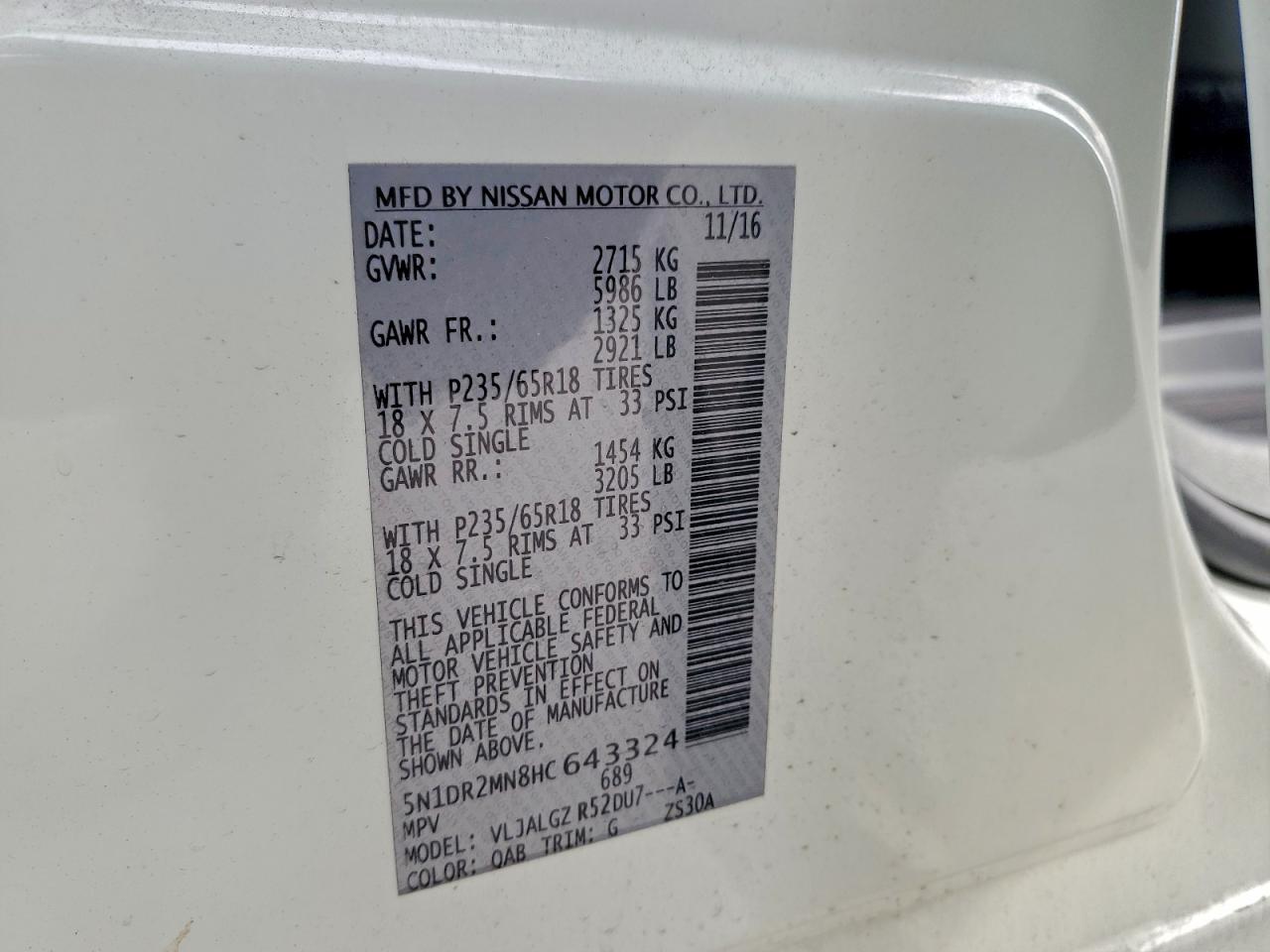 Nissan Pathfinder S Image 13