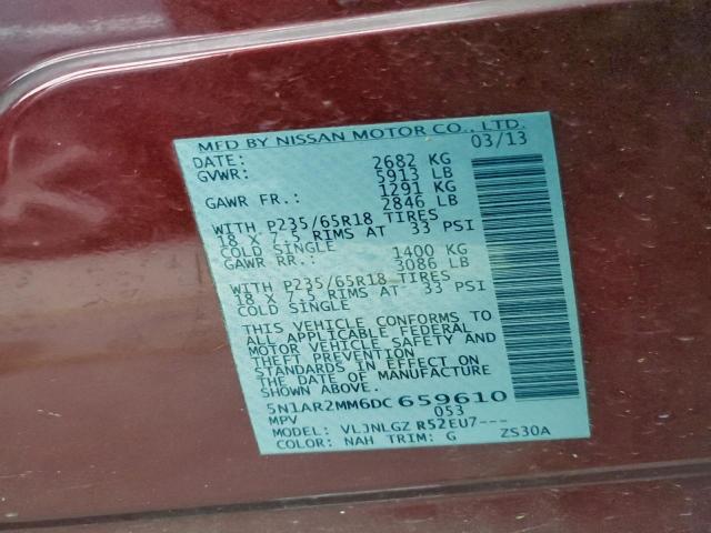 Nissan Pathfinder S Image 10