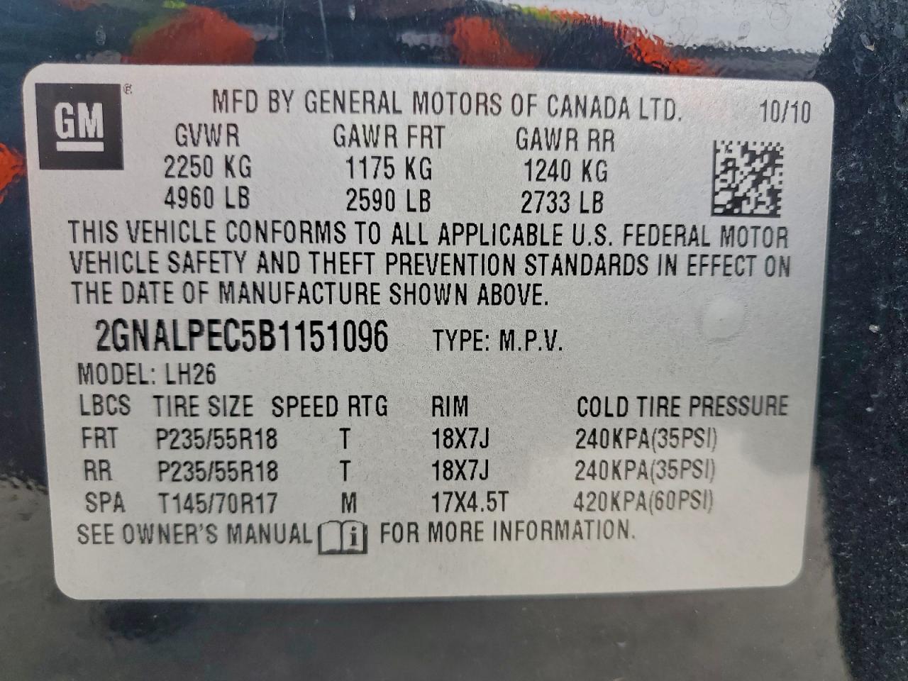 Chevrolet Equinox Lt Image 13