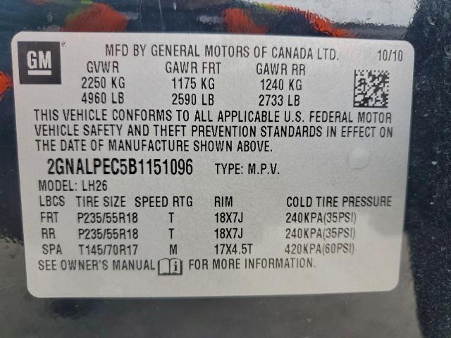 Chevrolet Equinox Lt Image 13