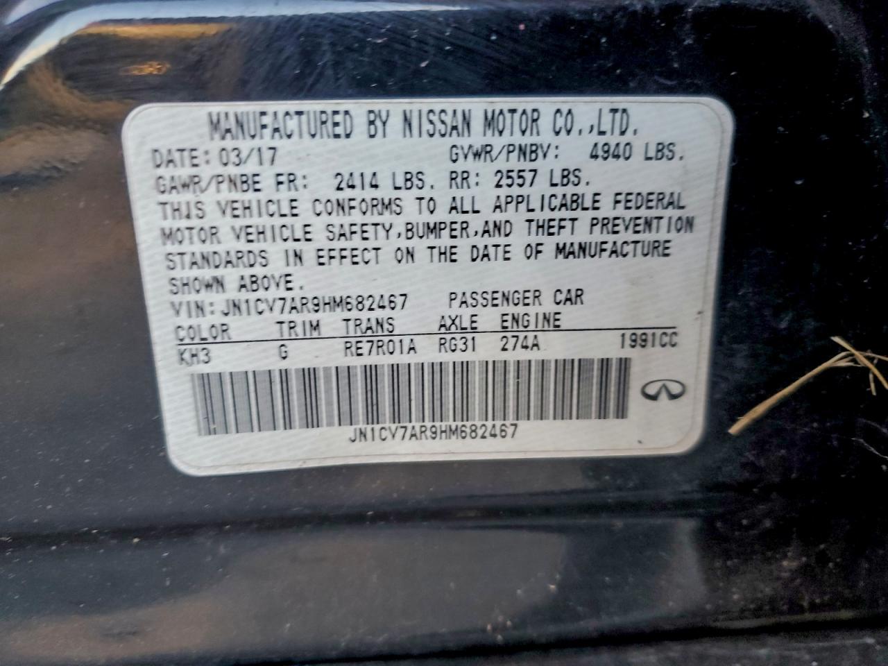 INFINITI Q50 Base Image 2