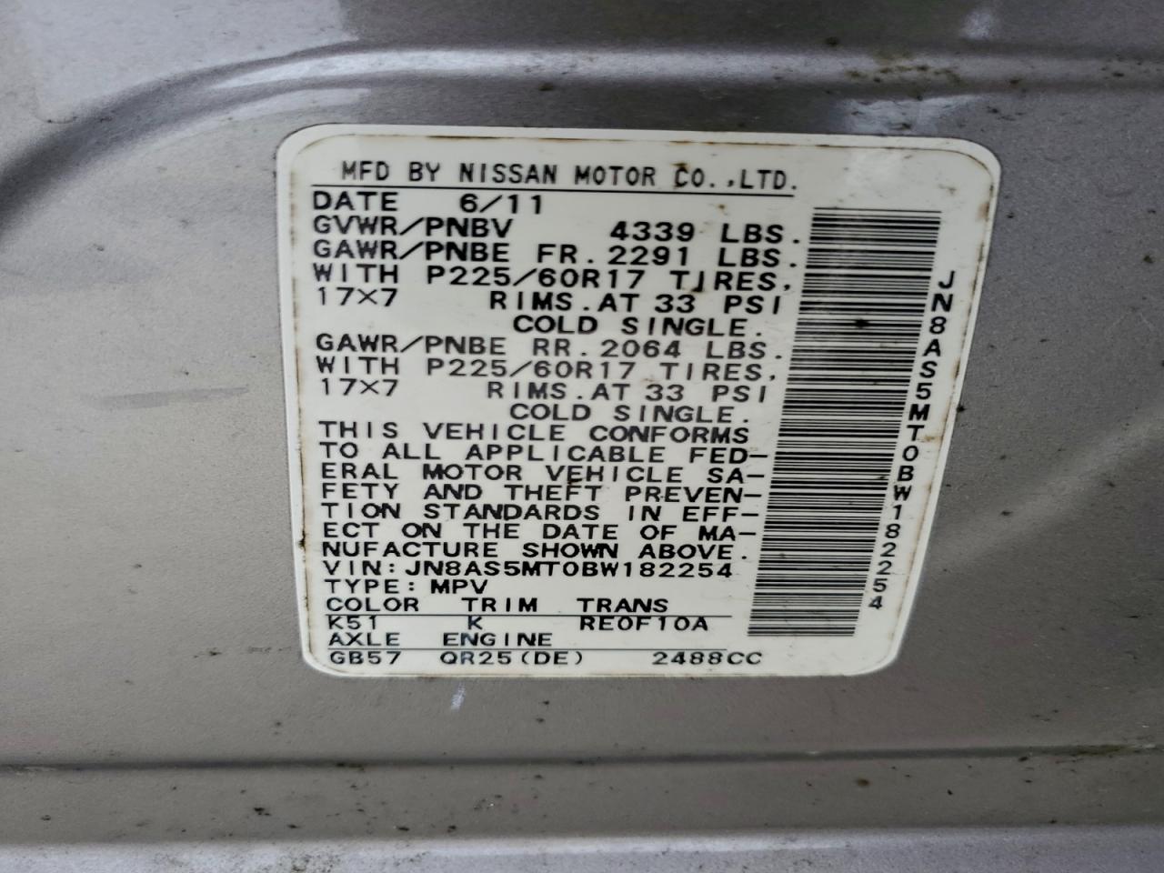 Nissan Rogue S Image 12