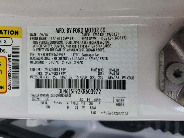 Lincoln MKZ Reserve Ii Image 10