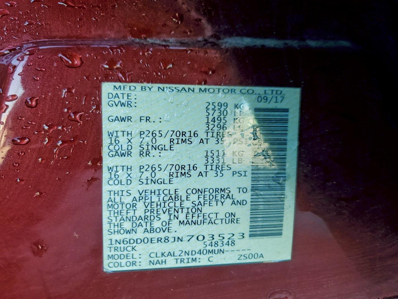 Nissan Frontier S Image 6